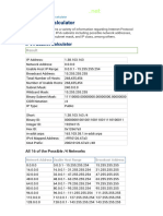 Class A Ip Calculator