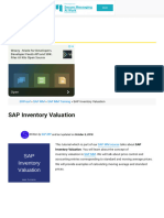 SAP Inventory Valuation Tutorial - Free SAP MM Tra