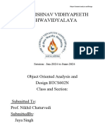 OOAD - FILE - BTIT604-Lab Manual