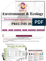 Environment - Species - Sunya IAS