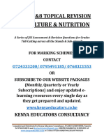 JSS Agric & Nut (G7&8) Topical Revision