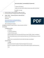 Semi-Detailed Lesson Plan in Emtech 11 Mean Median Mode