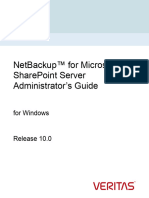 NetBackup10 AdminGuide SharePoint