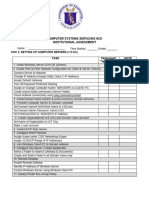 COC3 Institutional Assessment