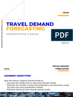 Travel Demand Forecasting Trip+generation and Trip Distribution