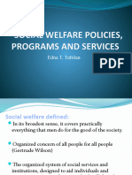 The Philippine Social Welfare