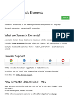 Handout IST209 Handout IST209 HTML Semantic Elements