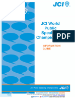 JCI Jakarta Public Speaking 2017 GUIDE PRELIM