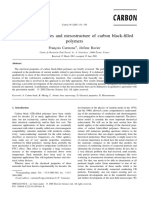 Electrical Properties and Mesostructure of Carbon Black Filled Polymers