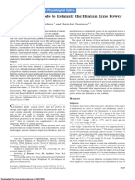 Comparing Methods To Estimate The Human Lens Power: Jos J. Rozema, David A. Atchison, and Marie-Jose Tassignon