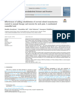 Effectiveness of Adding Rehab of Cervical Related Sensorimotor Control To Manual Therapy and Exercise For Neck Pain