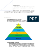 EDB1202 Blooms Taxonomy