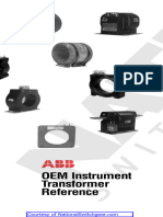 OEM Instrument Transformer Reference