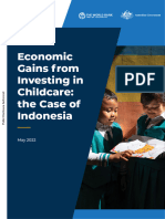 Economic Gains From Investing in Childcare - The Case of Indonesia