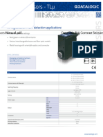 Datalogic TLU Contrast Sensors Brochure