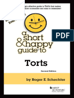 A Short Happy Guide To Torts (Roger E. Schechter) )