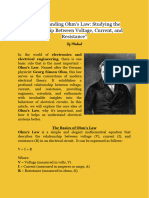 Understanding Ohm's Law - Studying The Relationship Between Voltage, Current, and Resistance