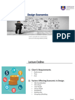 Lecture 8 - Design Economics