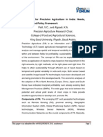 Road Map For Precision Agriculture in Needs, Priorities and Policy Patil V.C., and Algaadi, K.A.