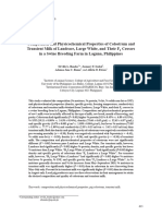 Composition and Physicochemical Properties of Colostrum