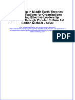 Download Leadership In Middle Earth Theories And Applications For Organizations Exploring Effective Leadership Practices Through Popular Culture 1St Edition Michael J Urick online ebook  texxtbook full chapter pdf 