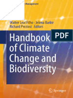 Handbook of Climate Change and Biodiversity (Walter Leal Filho, Jelena Barbir Etc.)