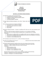 TSS - Grade11 - Economics Term-2 (2023-24) Revision Sheet