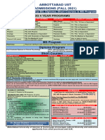 Admissions Advertisement For BS, Diploma, Short Courses & MS Fall 2021