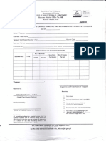 Annex D Inventory List of Unused Receipt RDO 54B