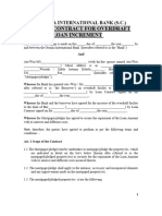 Security Contract For OD Increment (English)