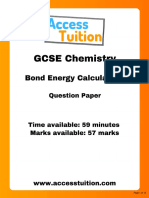 Bond Energy Calculations QP