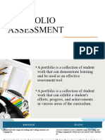 Portfolio Assessment Educ 109