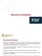 ENGD 2108D Mechanical Vibration, Week 3-1