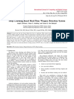 Deep Learning-Based Real-Time Weapon Detection System: ISSN (2210-142X) Int. J. Com. Dig. Sys. 14, No.1 (Aug-2023)