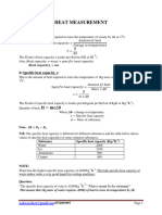 Physics Notes HEAT MEASUREMENT S4