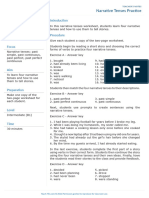 Narrative Tenses Practice