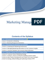 1 - Introduction To Marketing Management