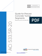 ACI 533 5R 20 Guide For Precast Concrete Tunnel Segments 2020