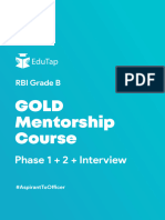 Brochure RBI Grade B Gold Course 1