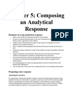 Chapter 5 Composing An Analytical Response