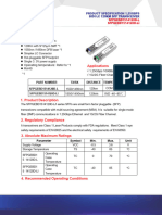 SFP 1.25G Bidi TX15501490NM 120KM LC