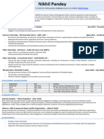 Nikhil Pandey CV