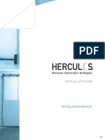 HERCULES Installation Manual Vertical Lift NA