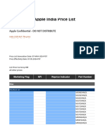 Price List (India) - L597321A-en - GB