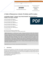 A Study of Ransomware Attacks: Evolution and Prevention: Jstard