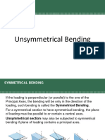 Unsymmetrical Bending of Symmetric Sections