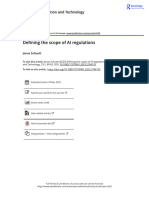 Defining The Scope of AI Regulations