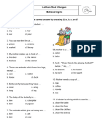 Soal Latihan Bahasa Inggris Kelas 4 Semester 2