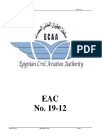 EAC No. 19-12: Ministry of Civil Aviation Egyptian Civil Aviation Authority EAC 19-12