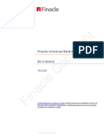 Finacle Ubs 10.2.25 Bill of Material